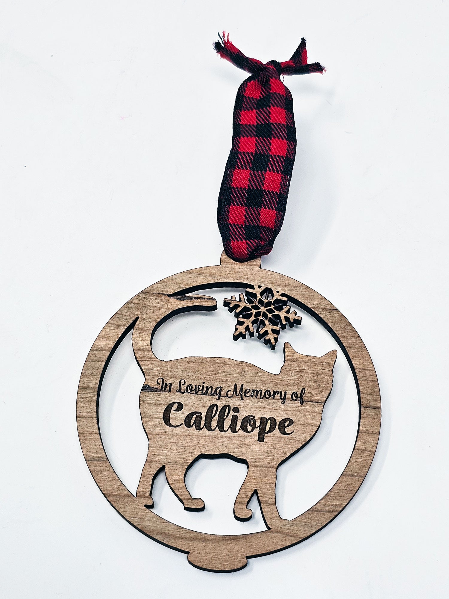 Cat Christmas Tree Ornament