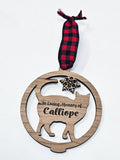 Cat Christmas Tree Ornament