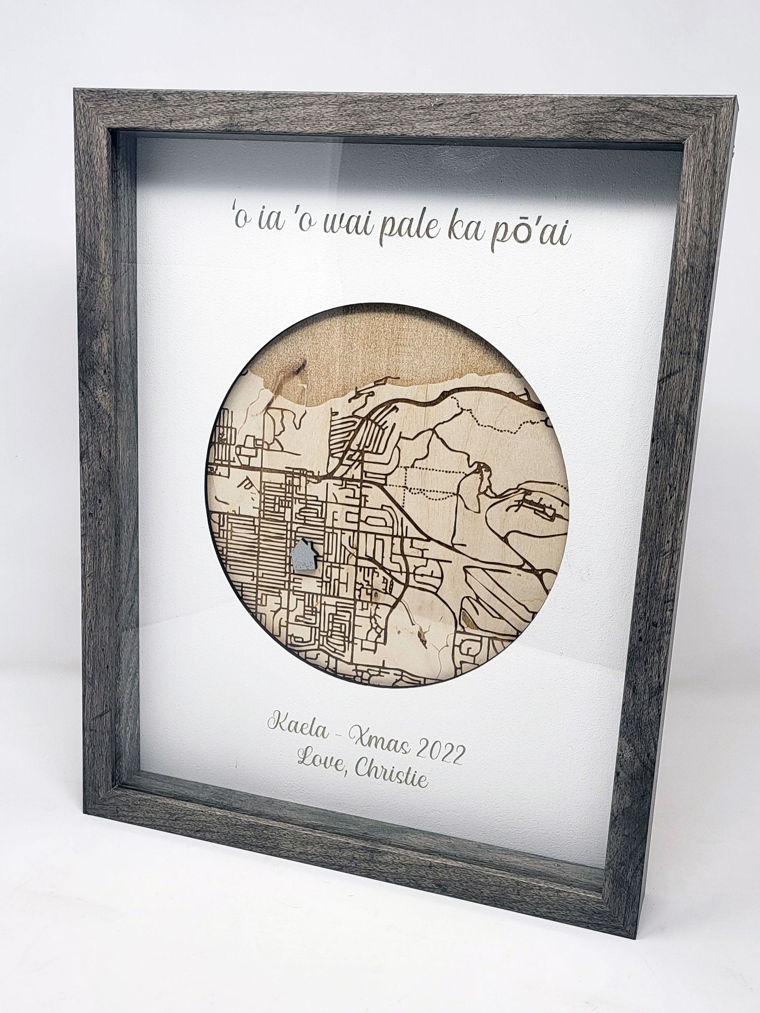 Custom Map Shadow Box