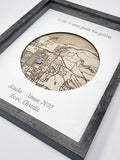 Custom Map Shadow Box