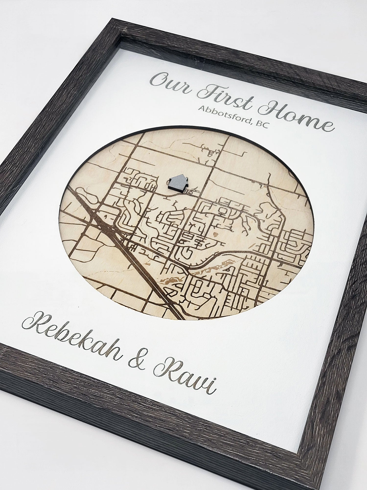 Custom Map Shadow Box
