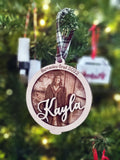 Photo Engraved Tree Ornament
