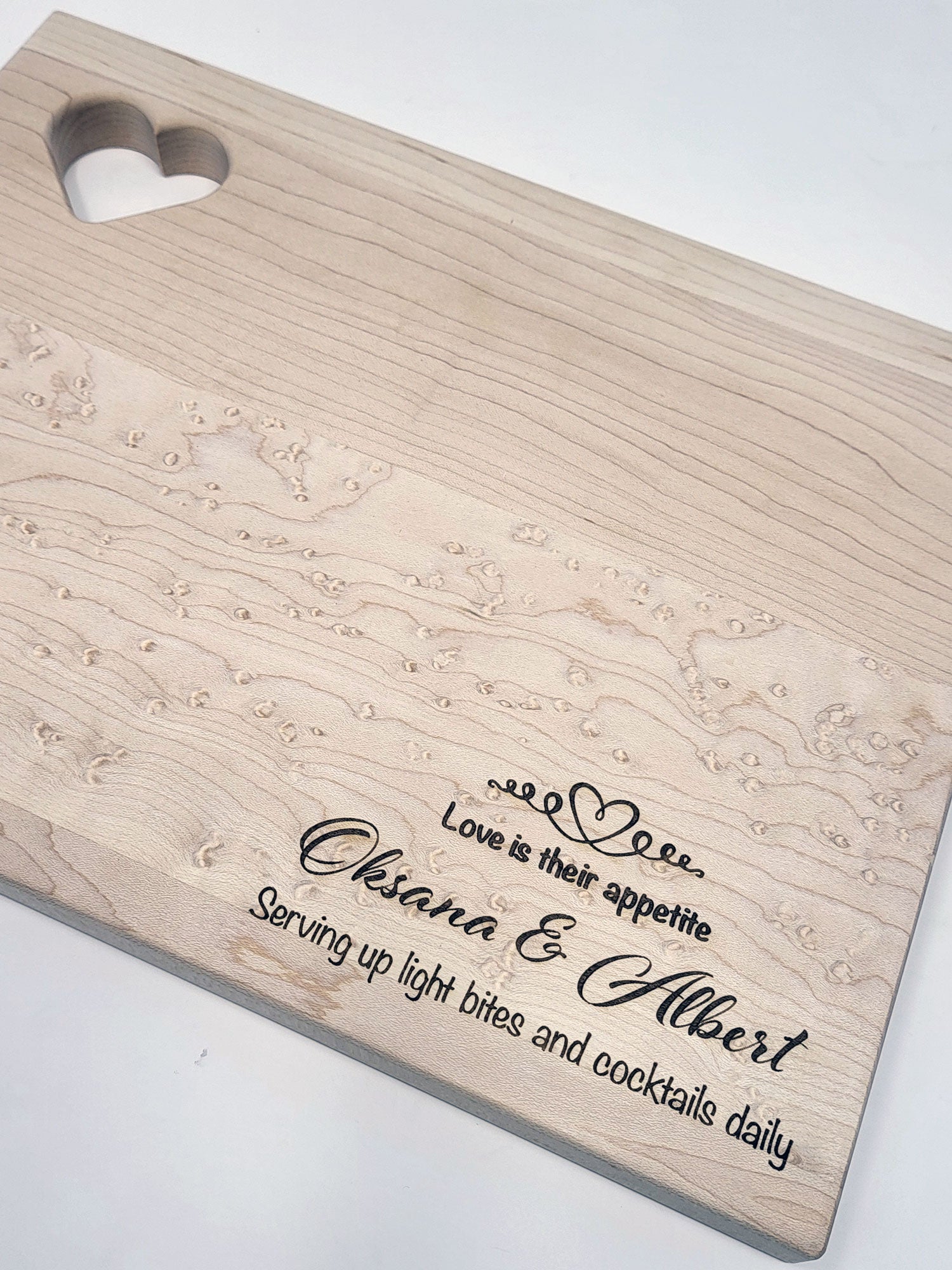Heart Cutting Board