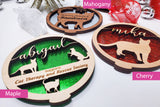 Cat Christmas Tree Ornament