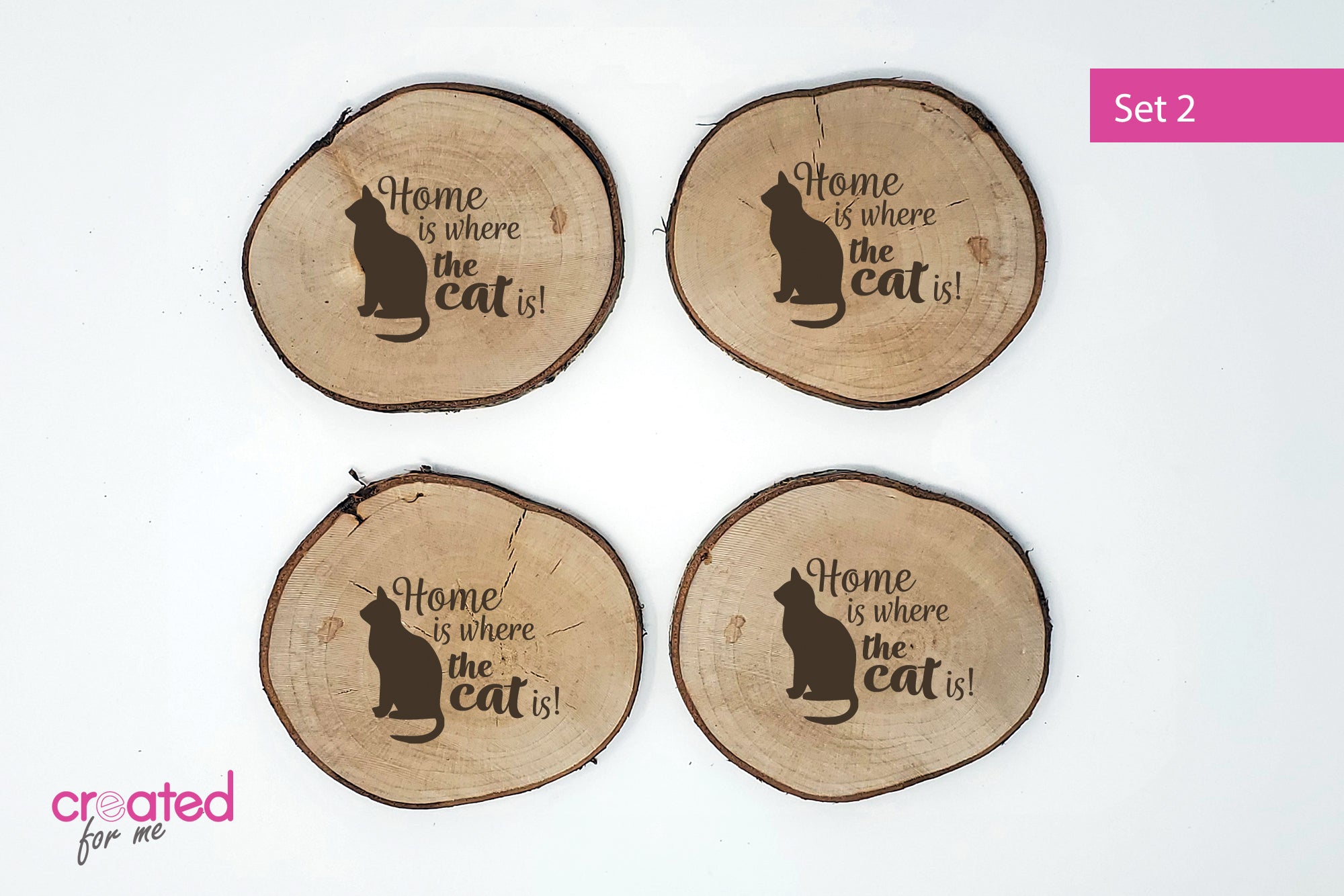 Cat-Themed Coasters