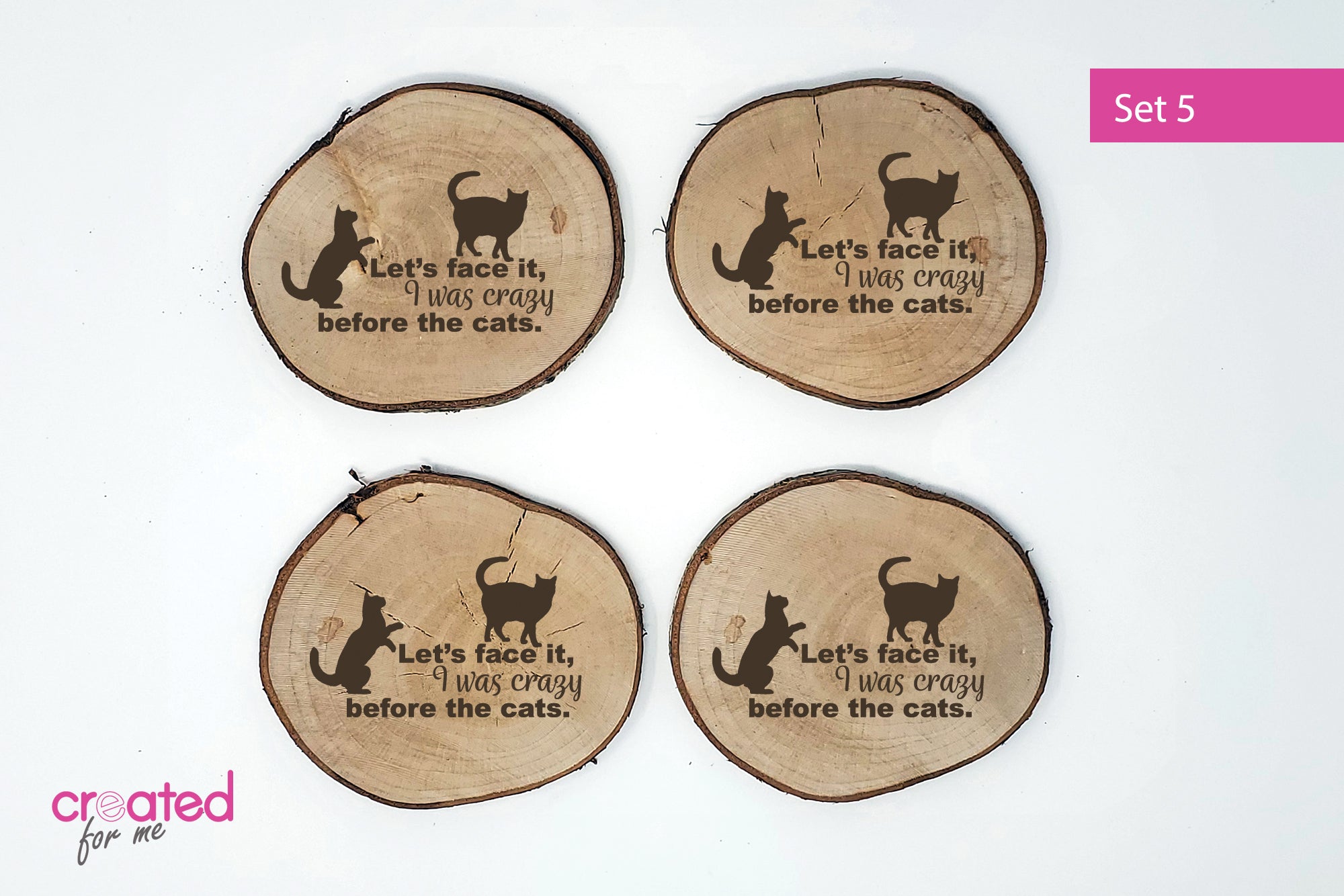 Cat-Themed Coasters