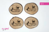 Cat-Themed Coasters