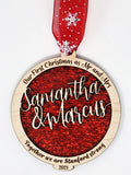 Engraved Frame Name Ornament