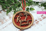Engraved Frame Name Ornament