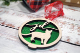 Cat Christmas Tree Ornament