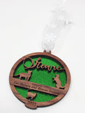 Cat Christmas Tree Ornament