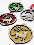 Cat Christmas Tree Ornament