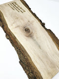 Live-Edge Charcuterie Slab