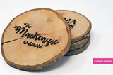 Live-Edge Coasters