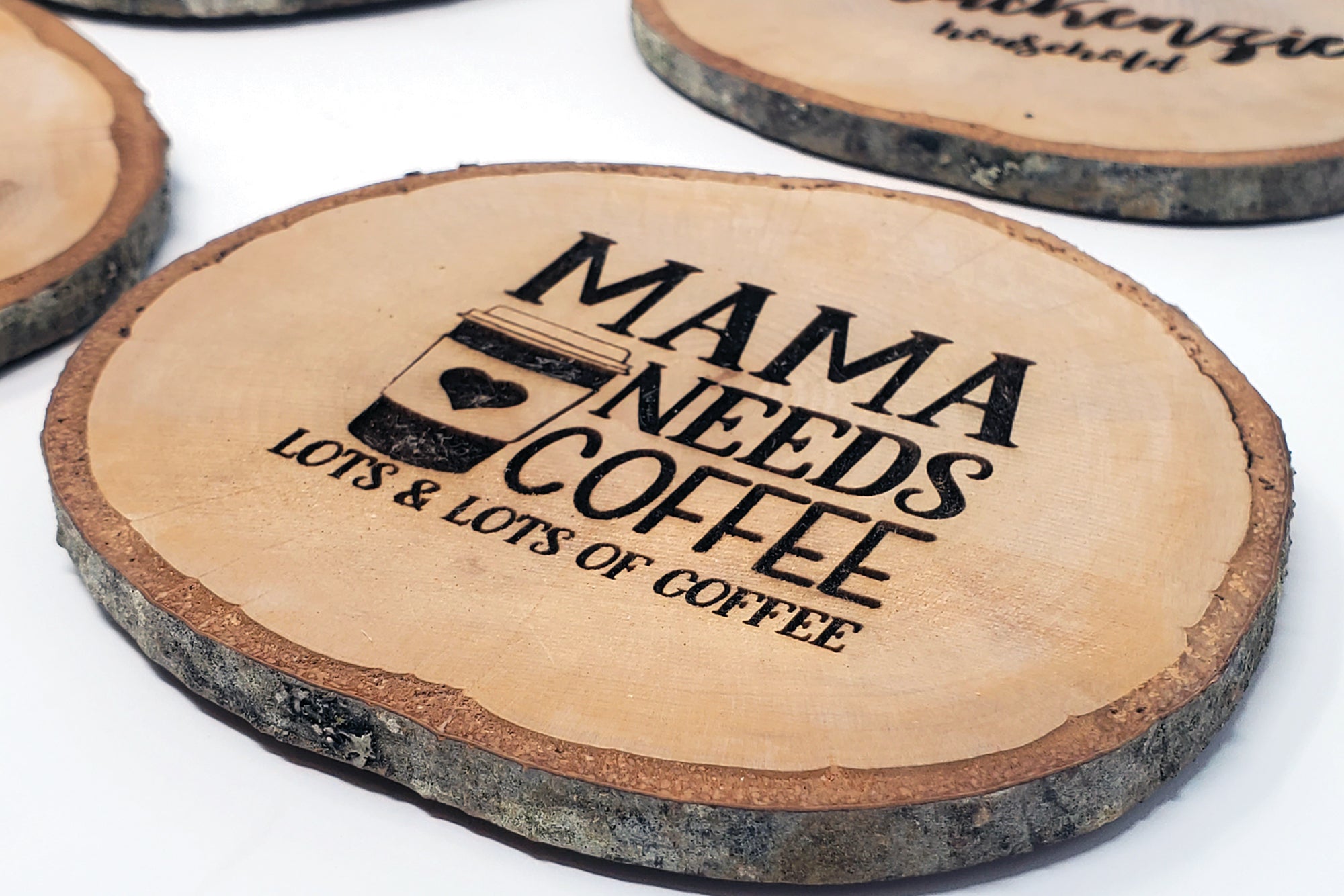 Live-Edge Coasters