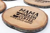 Live-Edge Coasters