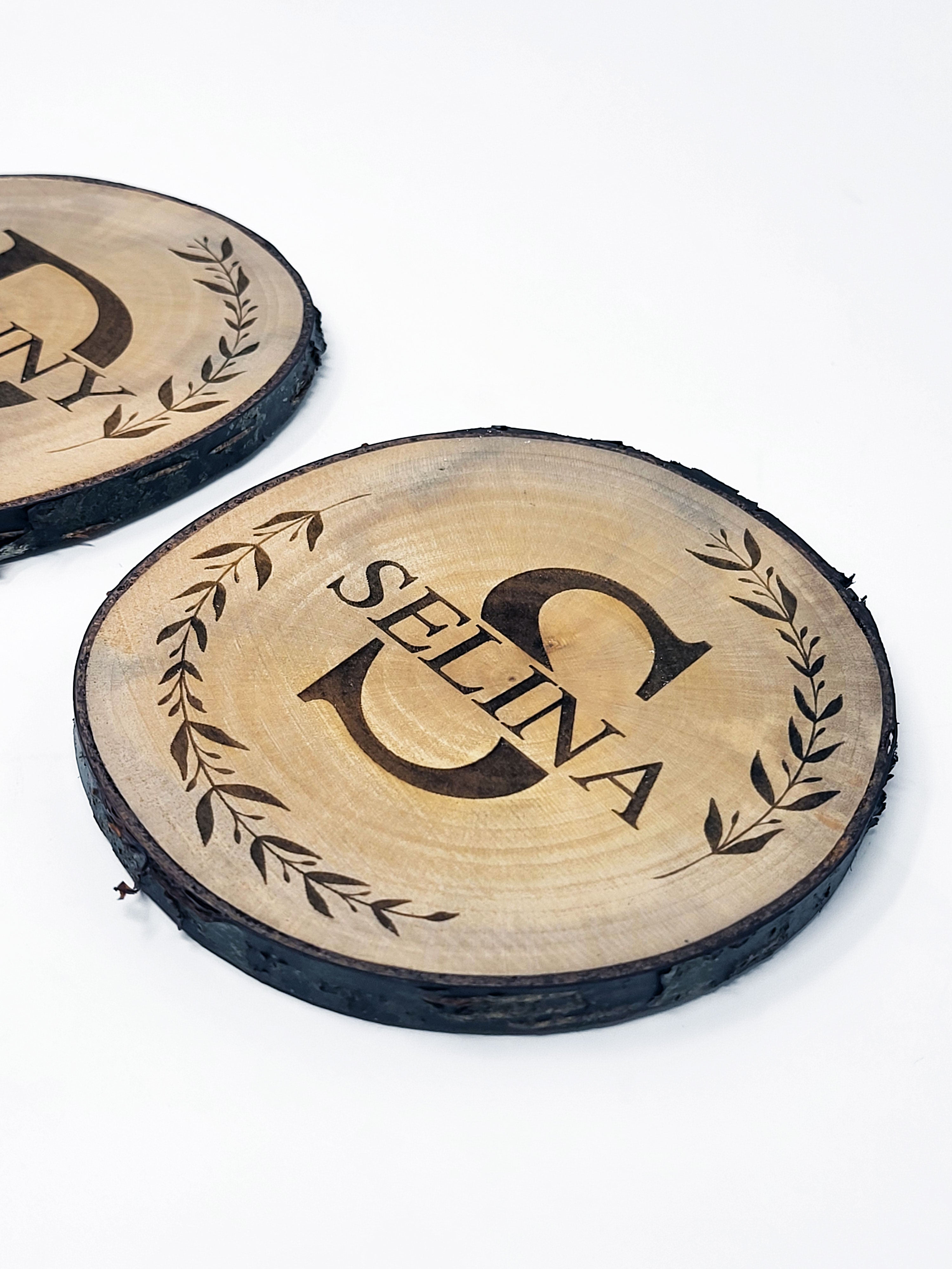 Live-Edge Coasters