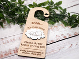 Baby Sleeping Door Hanger