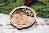 Photo Engraved Tree Ornament