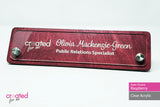 Desk Nameplate