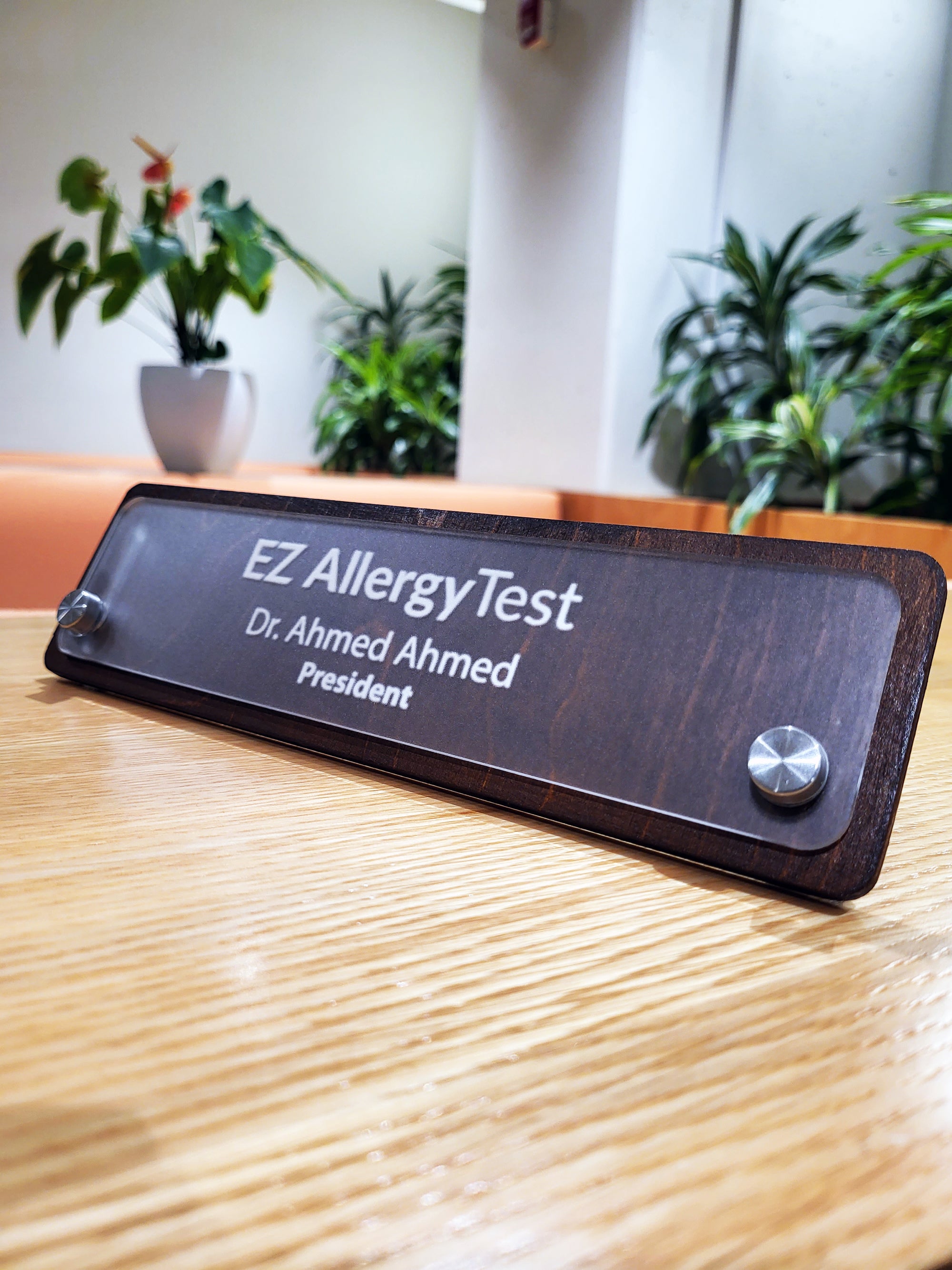 Desk Nameplate
