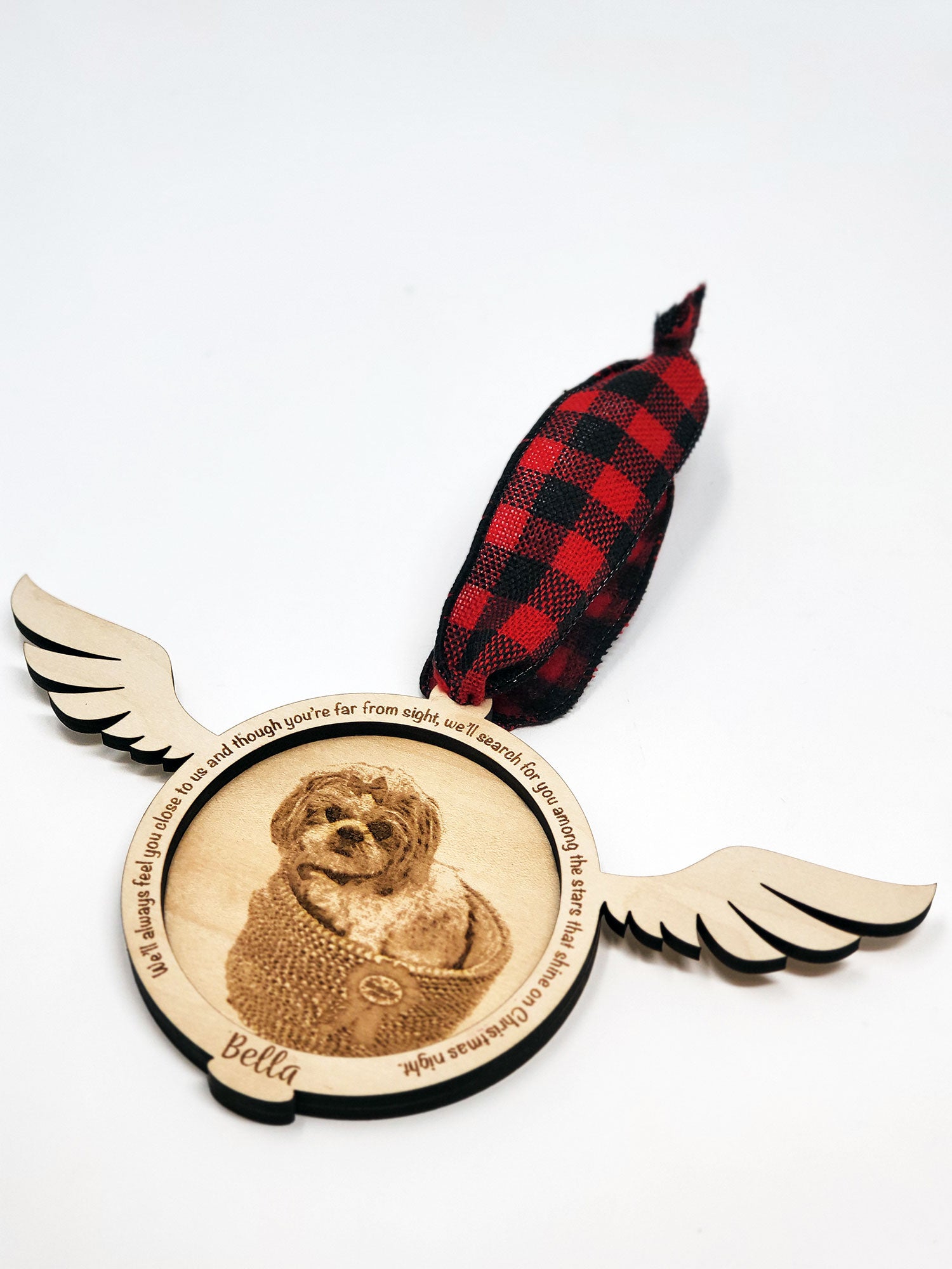 Photo Engraved Tree Ornament