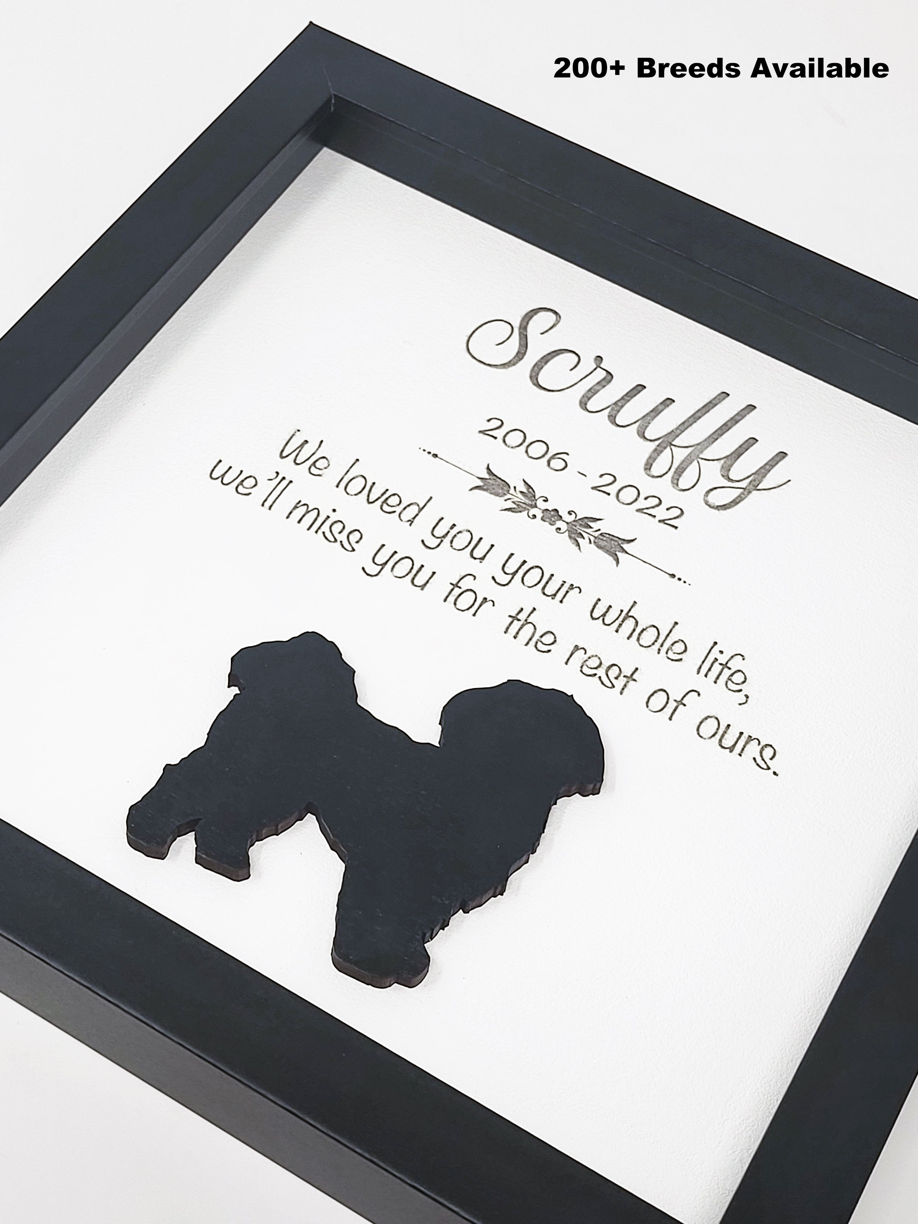 Pet Memorial Shadow Box
