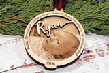 Photo Engraved Tree Ornament