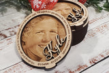 Photo Engraved Tree Ornament