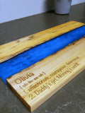 Epoxy Live-Edge River Board