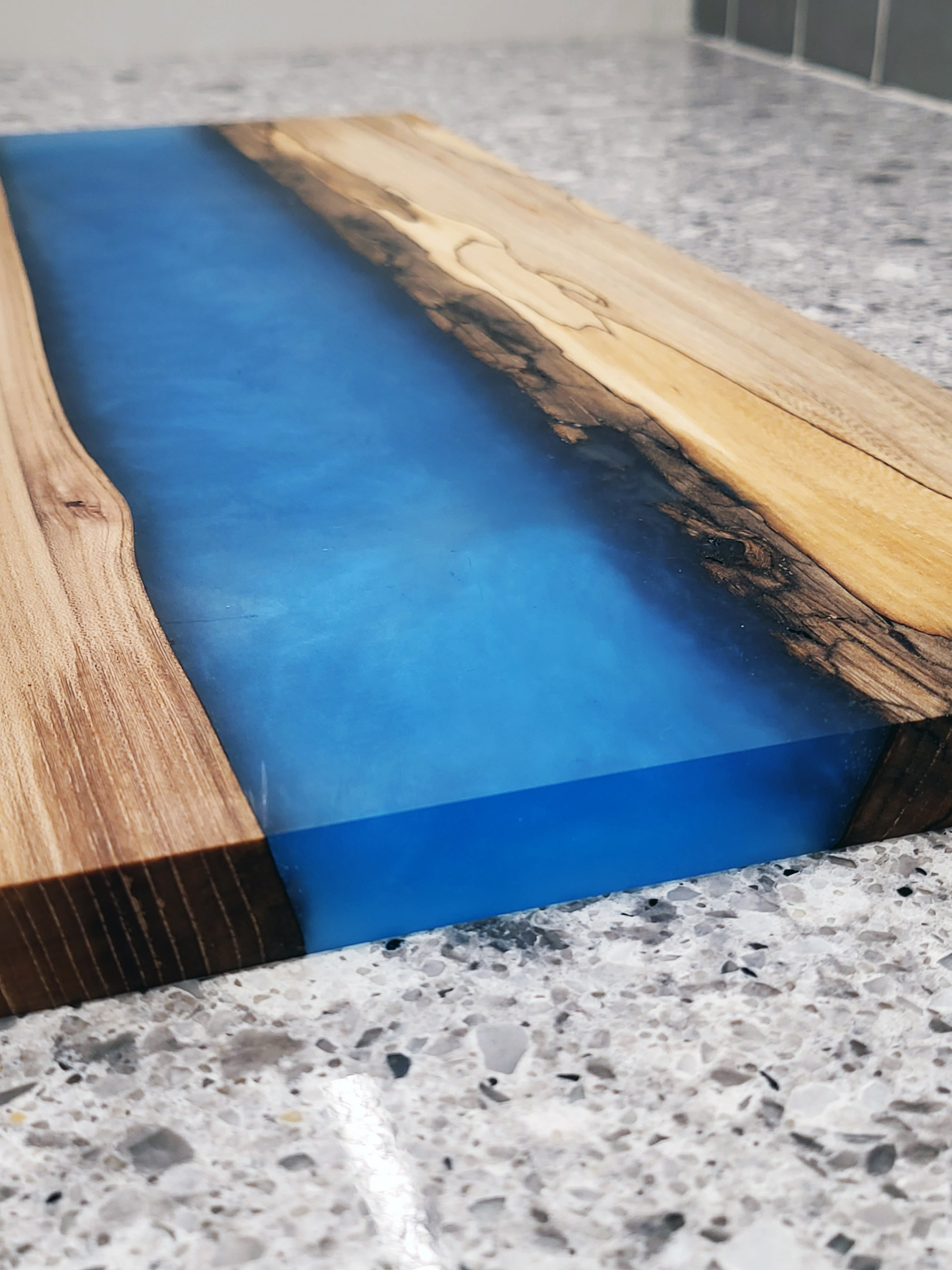 Epoxy Live-Edge River Board