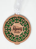 Family Snowflake Ornament