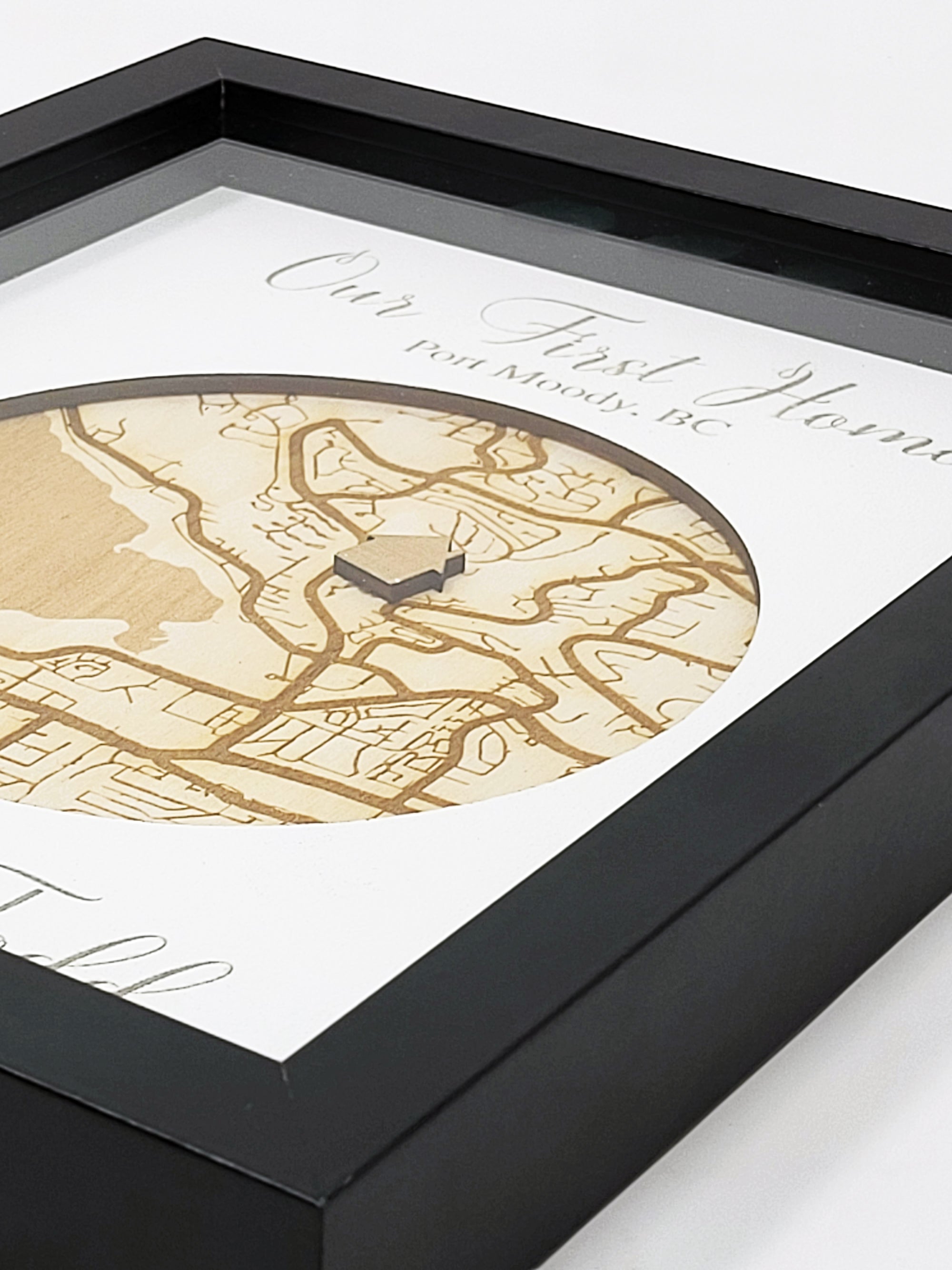 Custom Map Shadow Box