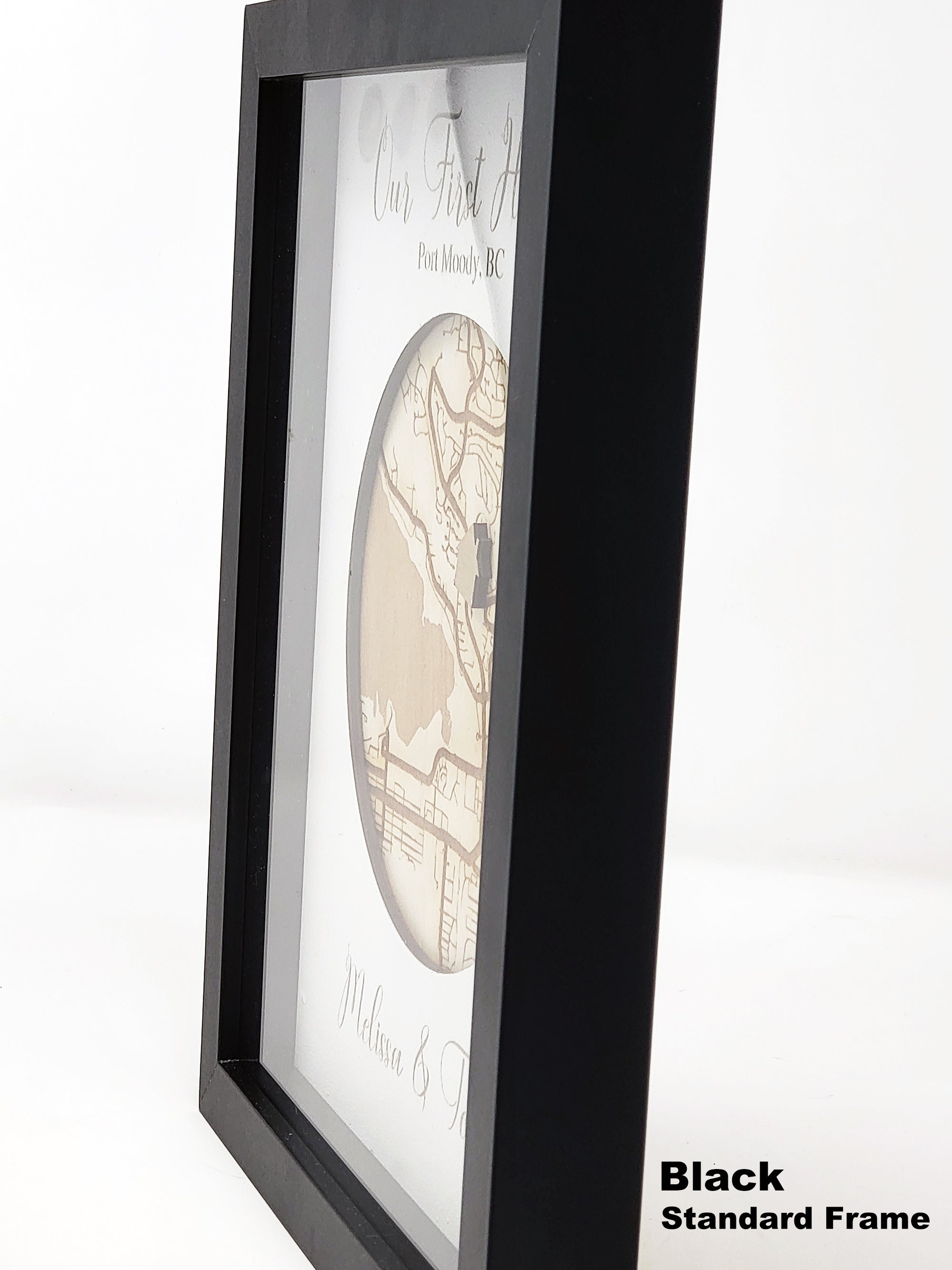 Custom Map Shadow Box