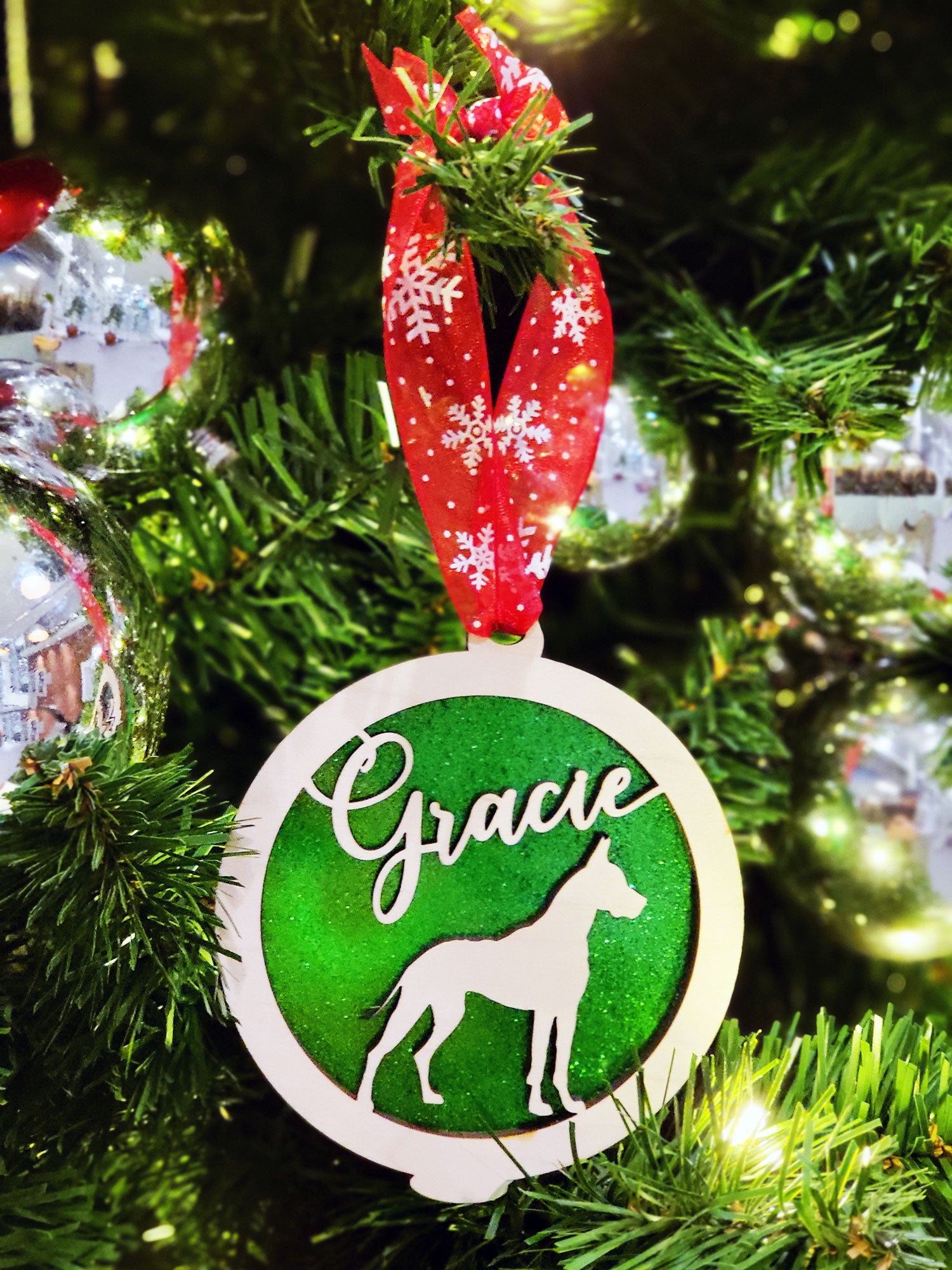 Dog Christmas Ornament