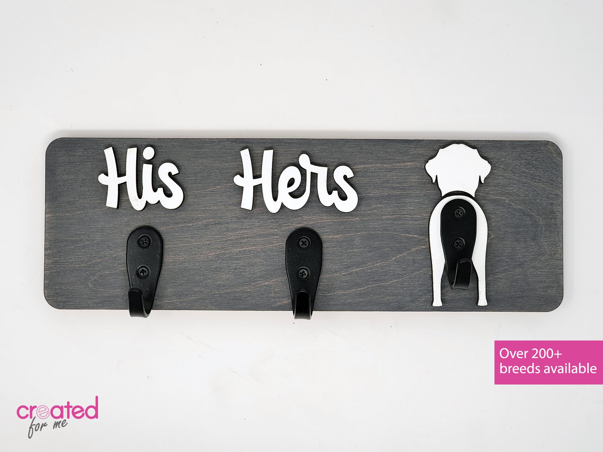 Him, Her & Dog - Coat & Leash Holder