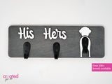 Him, Her & Dog - Coat & Leash Holder