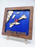 Laser-Cut Map - Square