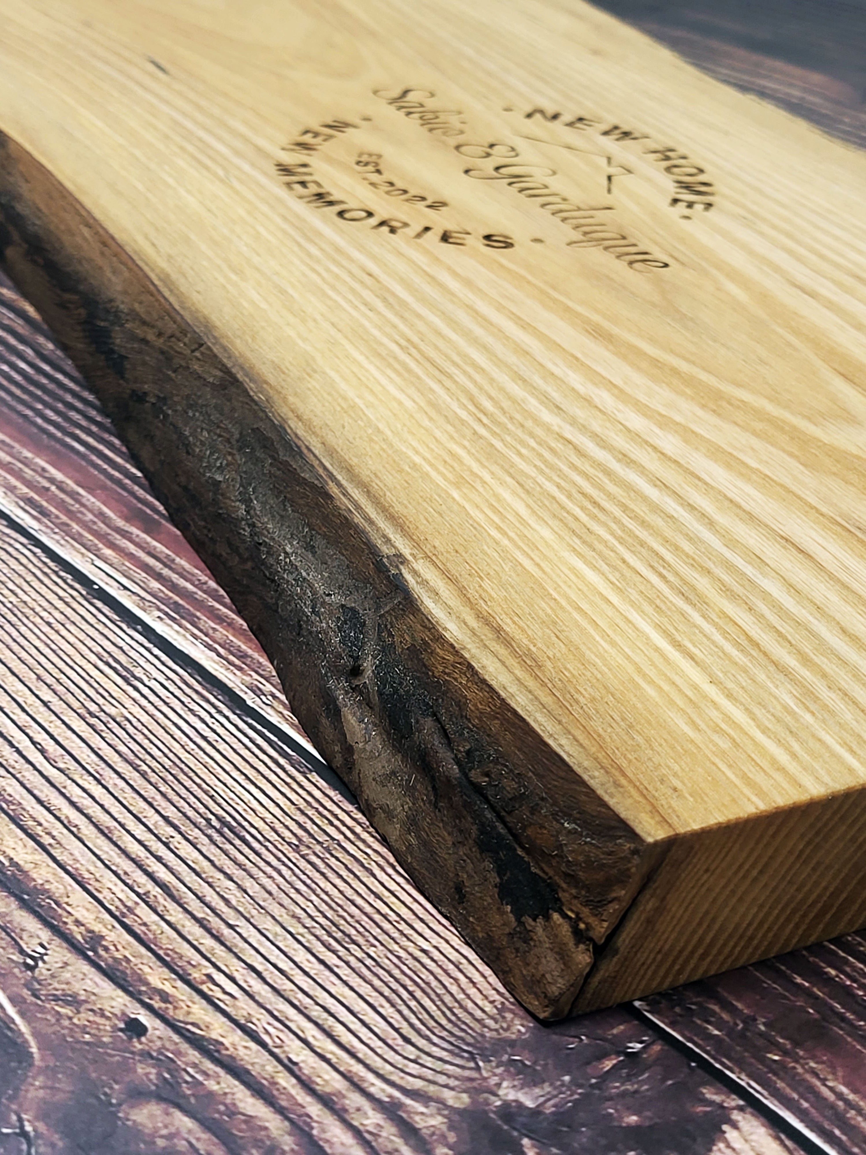 Live-Edge Charcuterie Slab