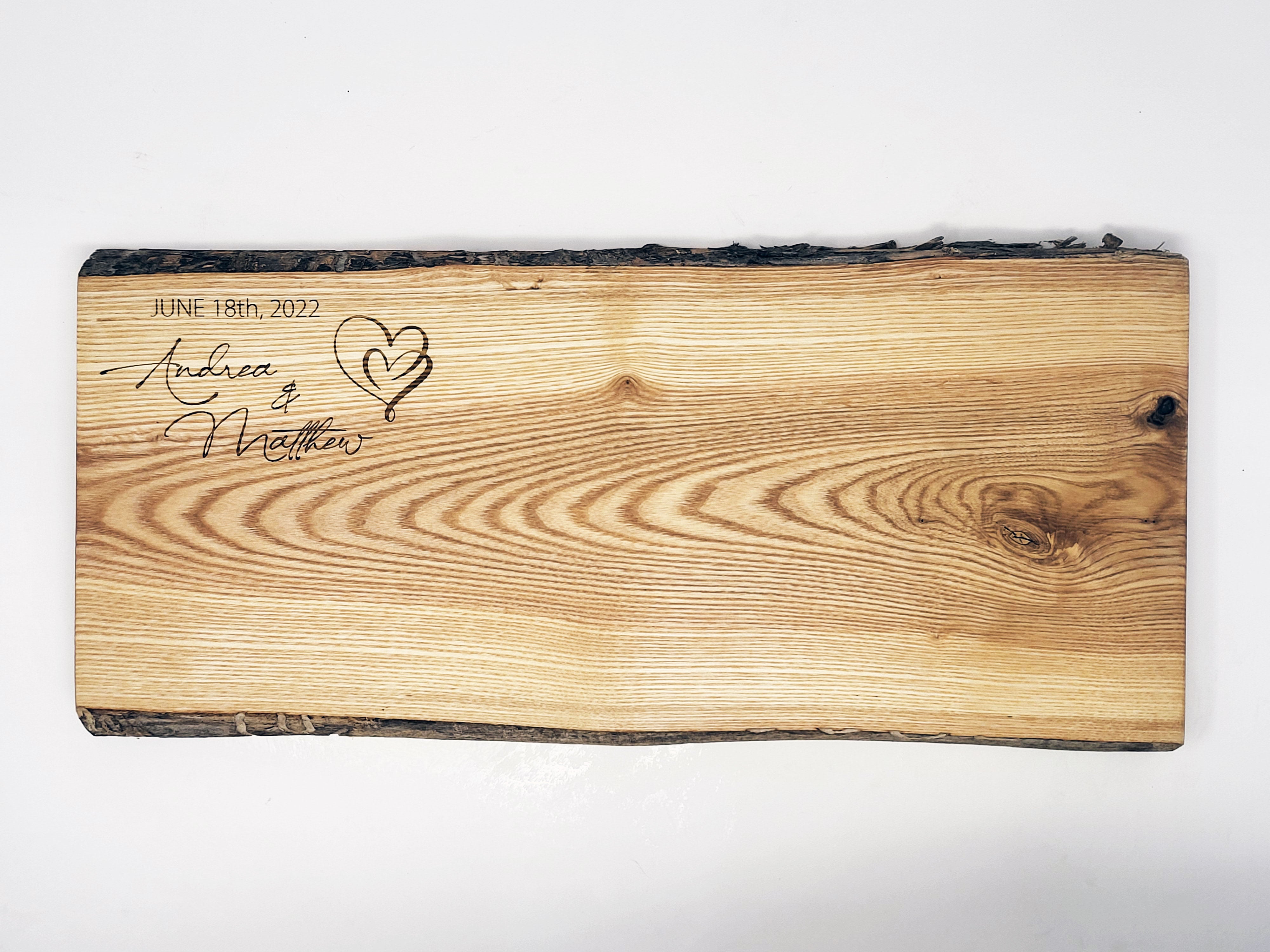 Live-Edge Charcuterie Slab