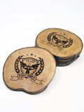 Live-Edge Coasters