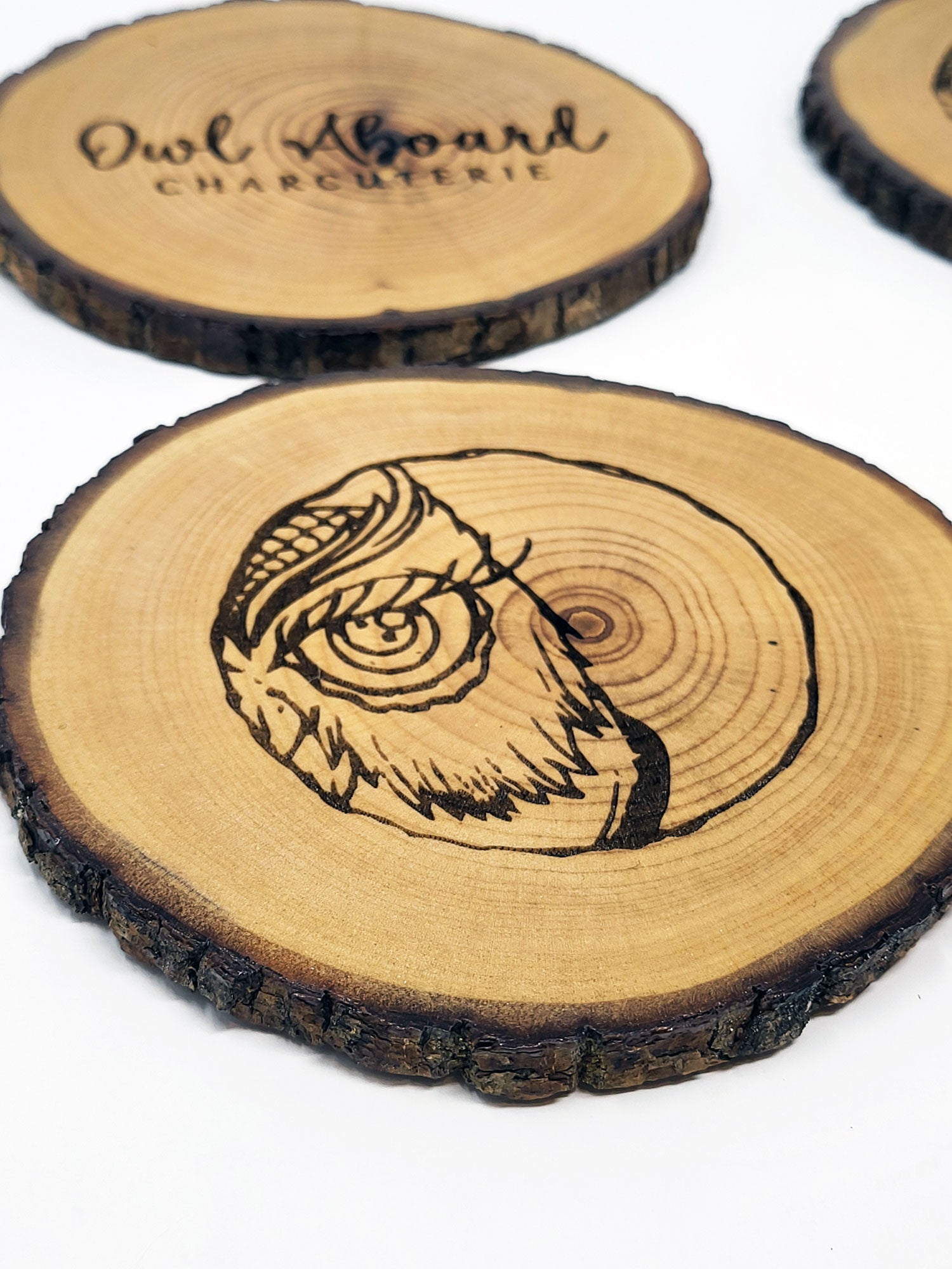 Live-Edge Coasters