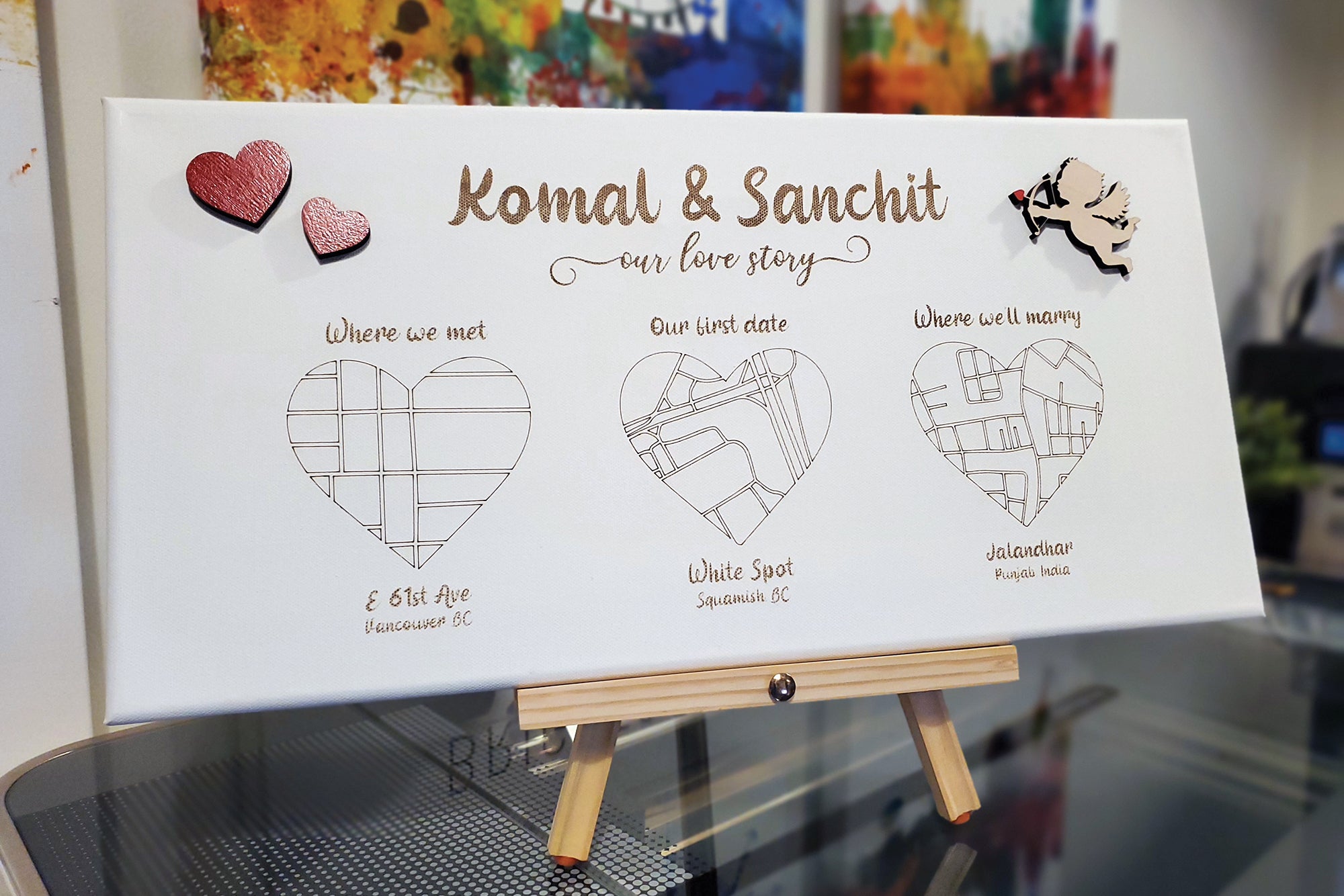 Love Story Canvas