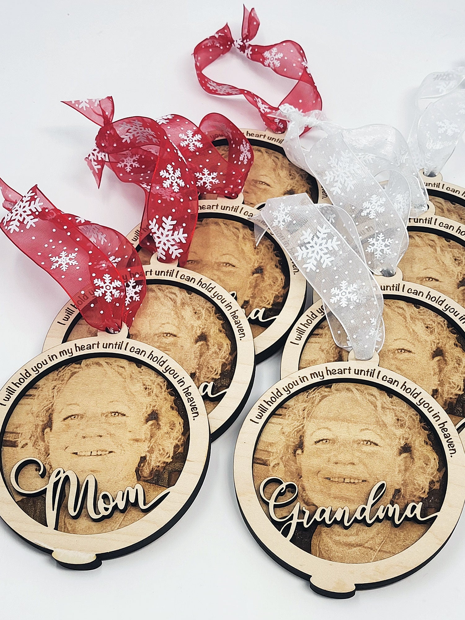 Photo Engraved Tree Ornament