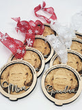 Photo Engraved Tree Ornament