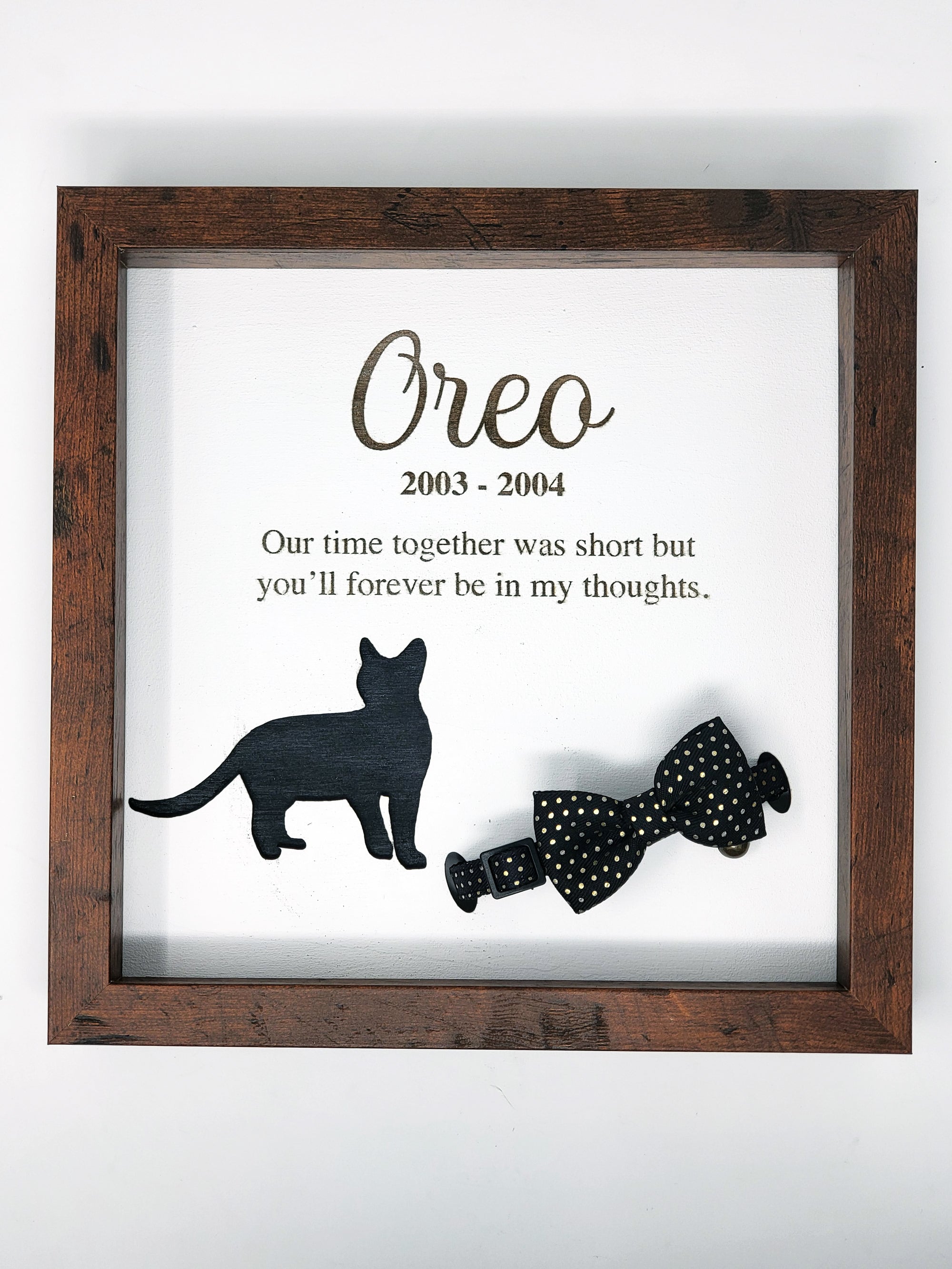 Pet Collar Shadow Box