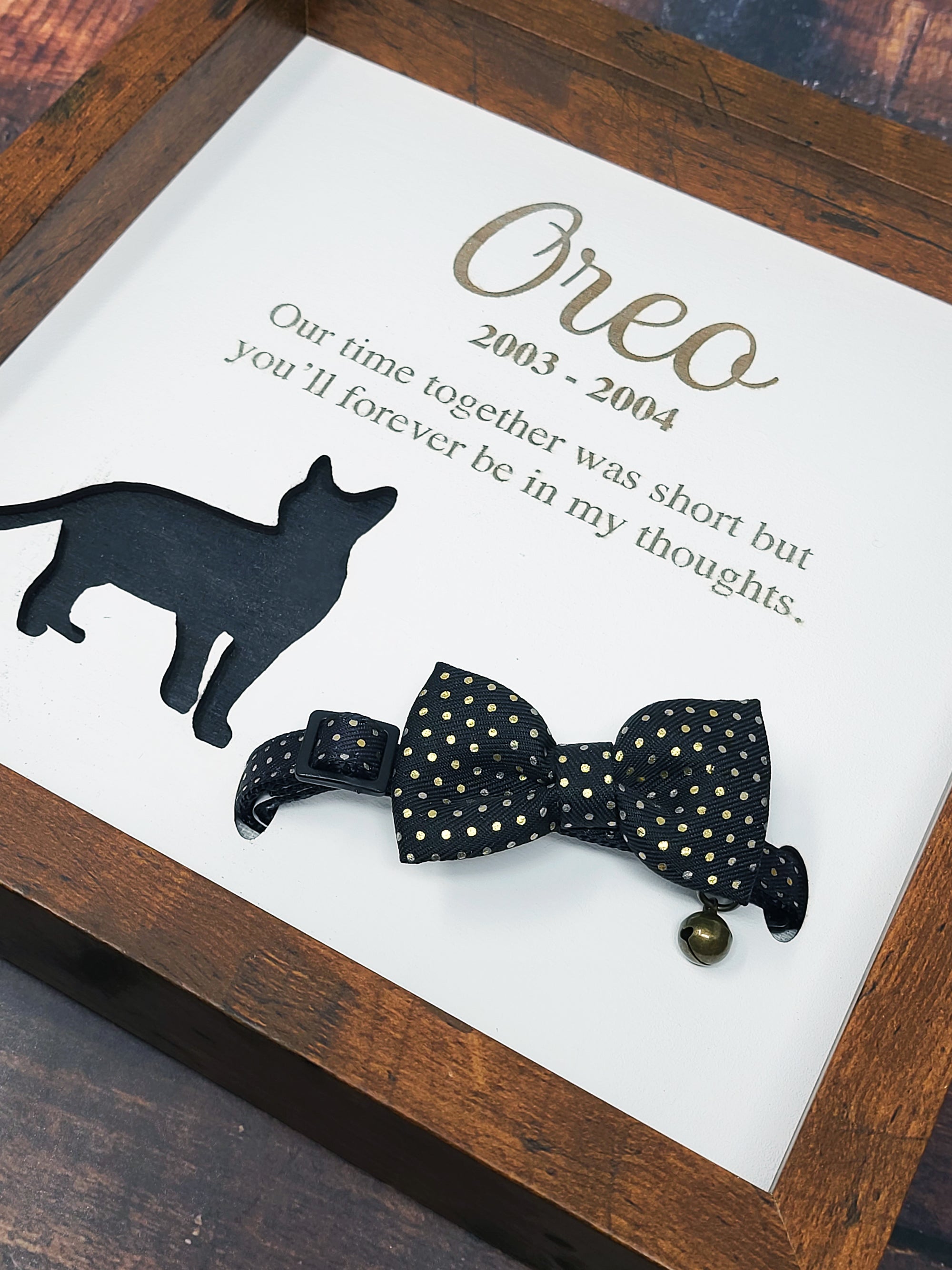 Pet Collar Shadow Box