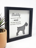 Pet Memorial Shadow Box