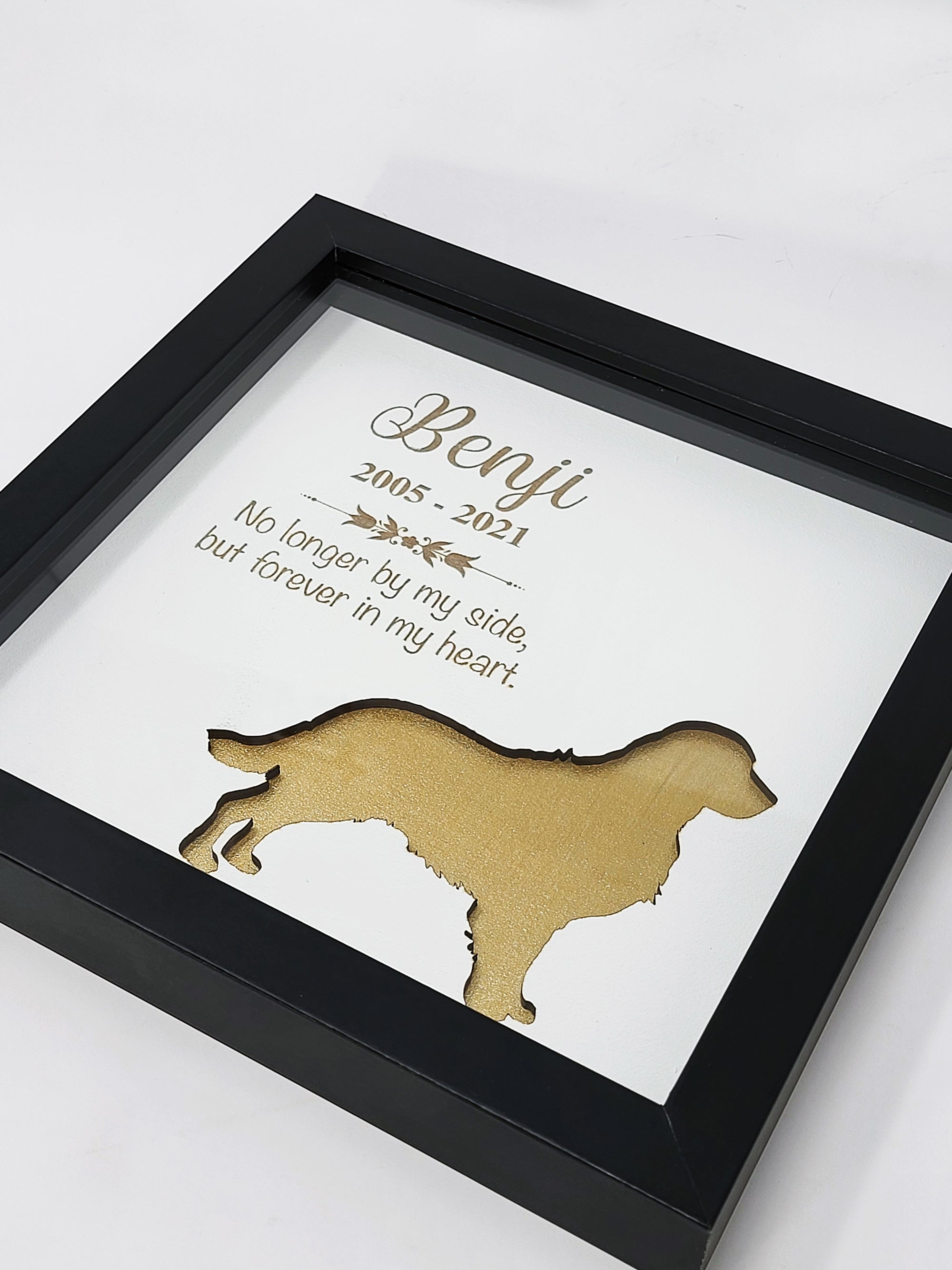 Pet Memorial Shadow Box