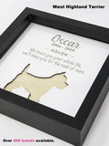 Pet Memorial Shadow Box